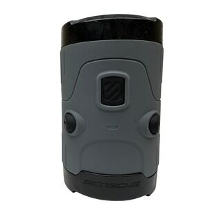 Scosche Portable Bluetooth Speaker Rugged Wireless Audio Grey Black